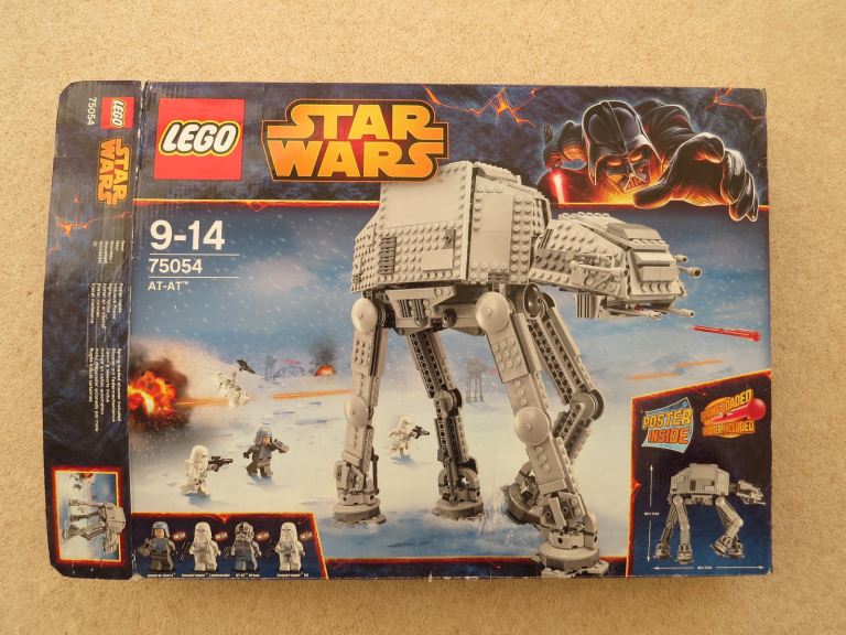 image for LEGO 75054 STAR WARS AT-AT MODEL + MANUALS + BOX + POSTER Age 9-14