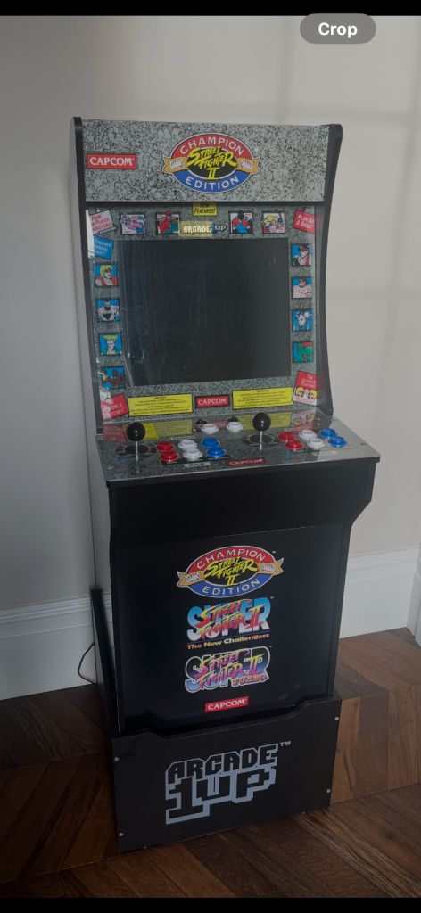 Street fighter 1up arcade machine like new