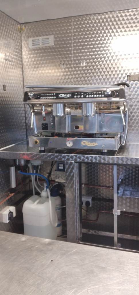 Coffee & crepes catering trailer burger van mobile kitchen equipment 