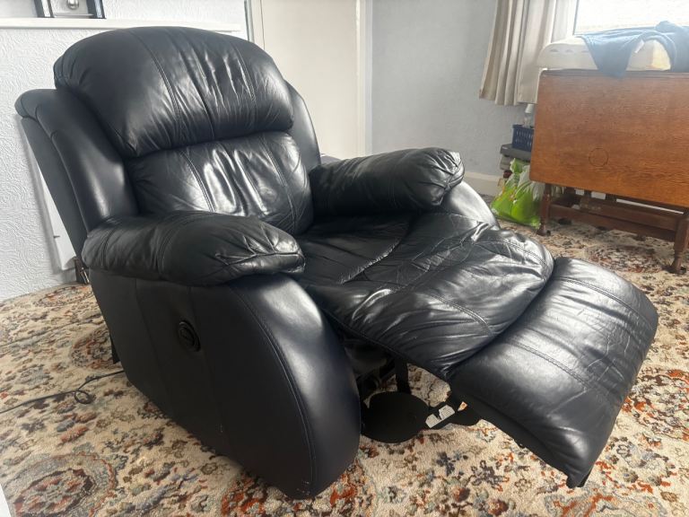 Leather one seater - adjustable 