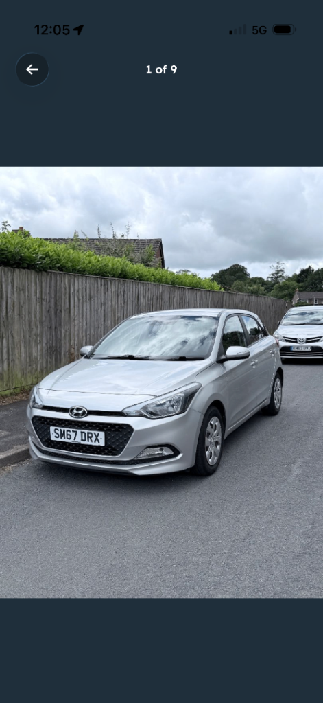 Hyundai, I20, Hatchback, 2017, Manual, 1248 (cc), 5 doors