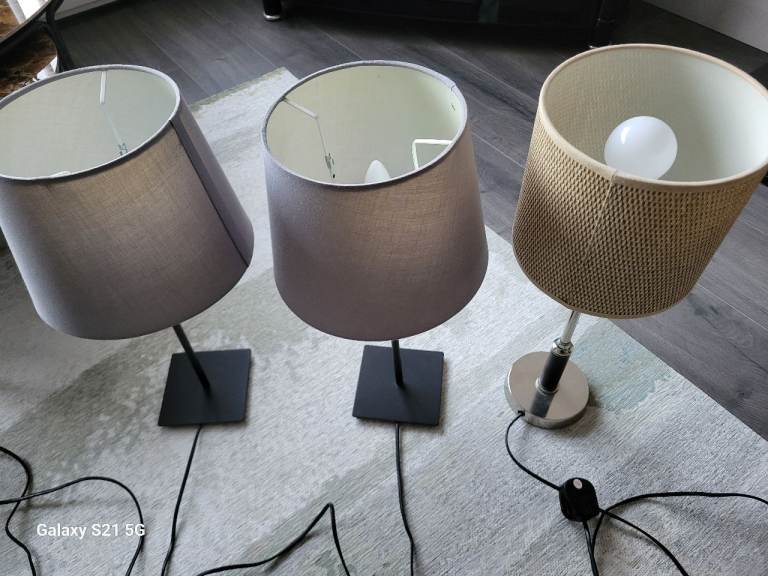 Three lamps for free - PENDING COLLECTION 