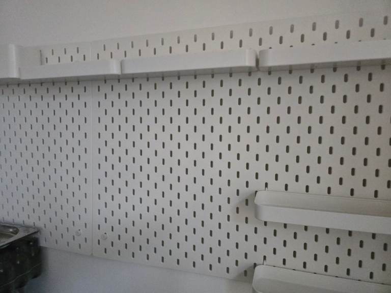 IKEA SKÅDIS Pegboards + Huge Bundle of Accessories