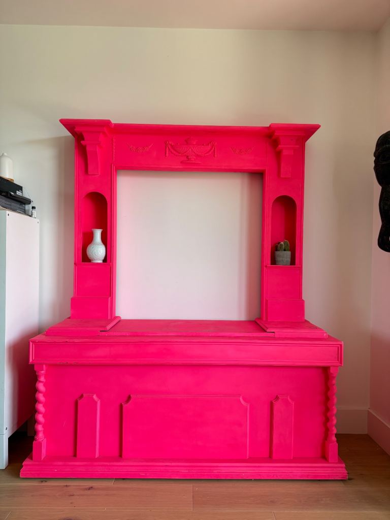 Pink Shelf/TV unit/ Furniture