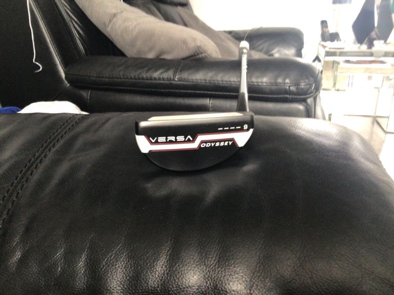 Odyssey Versa Putter – Black and White, Good Condition