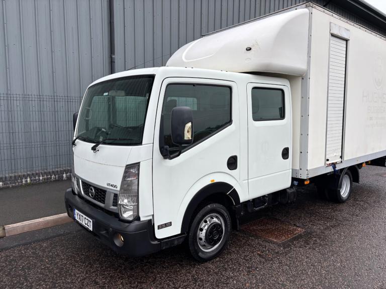 2017 (17) NISSAN CABSTAR 3.0 DCI CREW CAB LUTON BOX VAN + TAILLIFT TWIN WHEEL