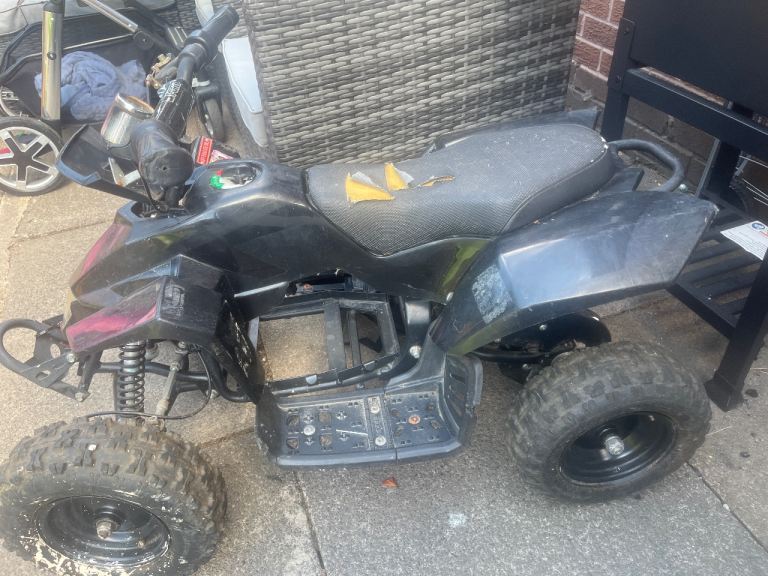 Kids Black Quad Bike - Used Condition