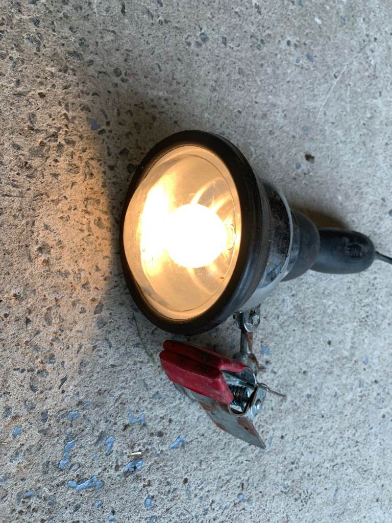 Mechanics Clip On Work Lamp. 
