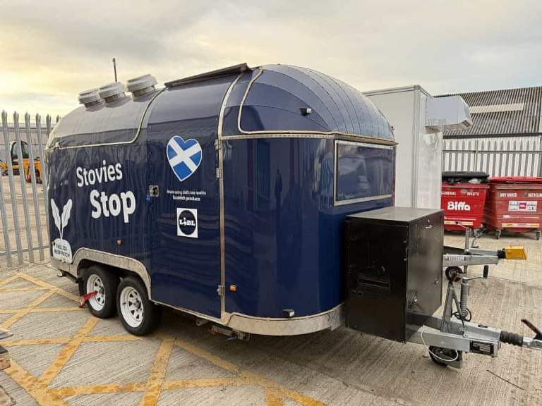 Airstream Style Street Food Trailer
