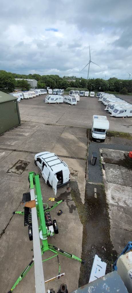 Nifty 120t towable cherry picker 