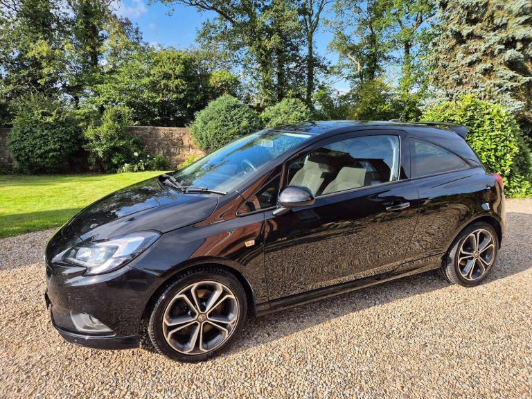 2018 Vauxhall Corsa 1.4i Turbo Black Edition Euro 6 (s/s) 3dr HATCHBACK Petrol Manual