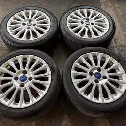 GENUINE OEM FORD FIESTA 16” 4x108 ALLOY WHEELS + TYRES COURIER MK5 MK6 MK7
