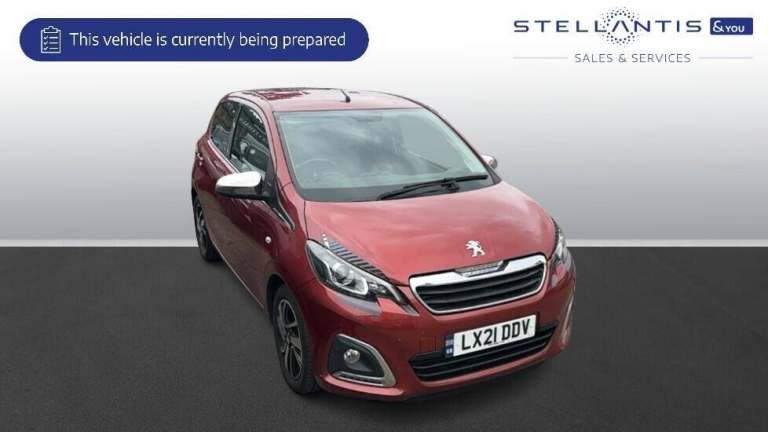 2020 Peugeot 108 1.0 72 Collection 5dr HATCHBACK PETROL Manual