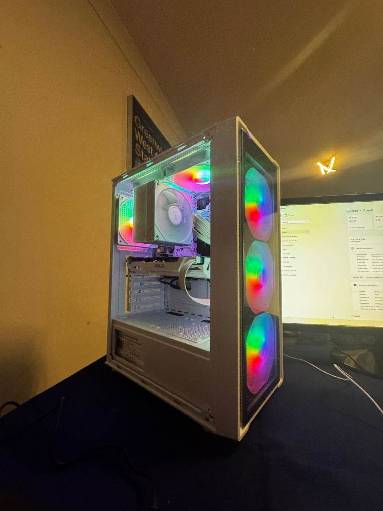 Ryzen 5 5500 RTX 3060 Gaming PC White RGB Build