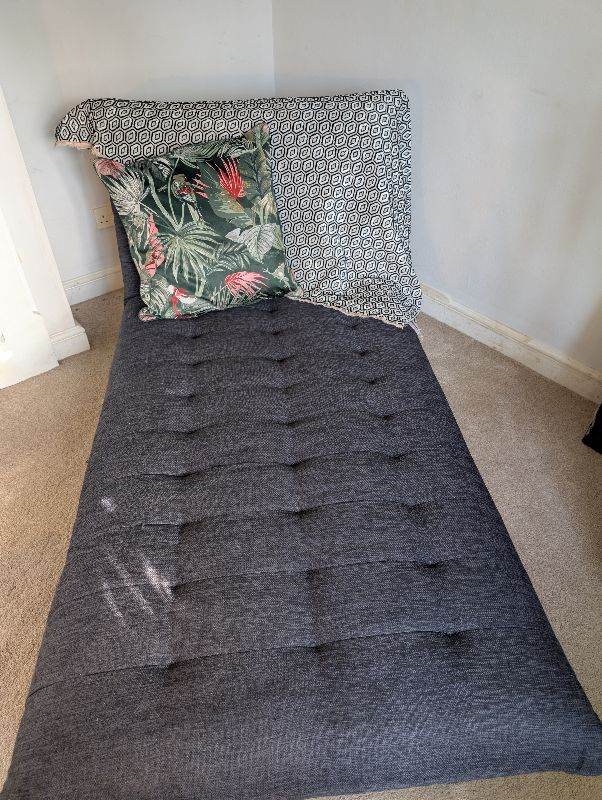 Dark Grey Chaise / Daybed