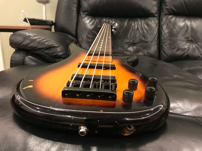 Bass Collection SB315 5 string bass guitar, made in Japan, lovely bass 