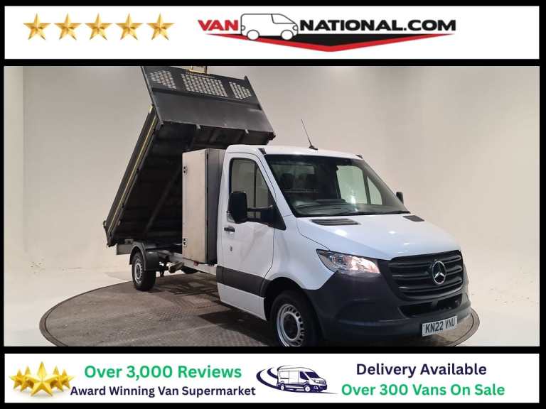 2022 Mercedes-Benz Sprinter 2.0 CDI 315 PROGRESSIVE 150 BHP LWB TIPPER Tipper Diesel Manual