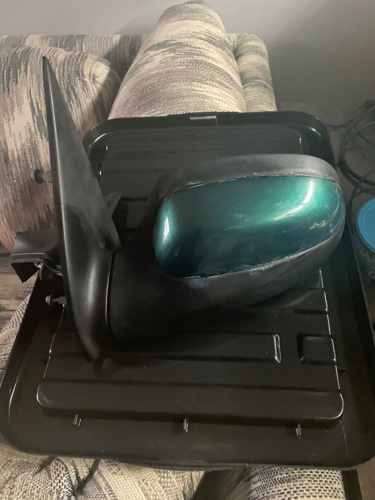 Citroen Saxo Door Mirror - Wing Mirror Passengers Side Green 1999 Model