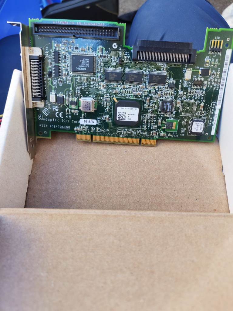 Adaptec 29160N PCI SCSI Card - Tested and Working