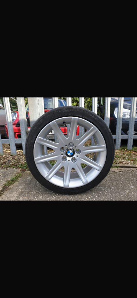 18 Inch Bmw Style 95 Type Alloy Wheels & Tyres - e46 e36 1 series 5x120