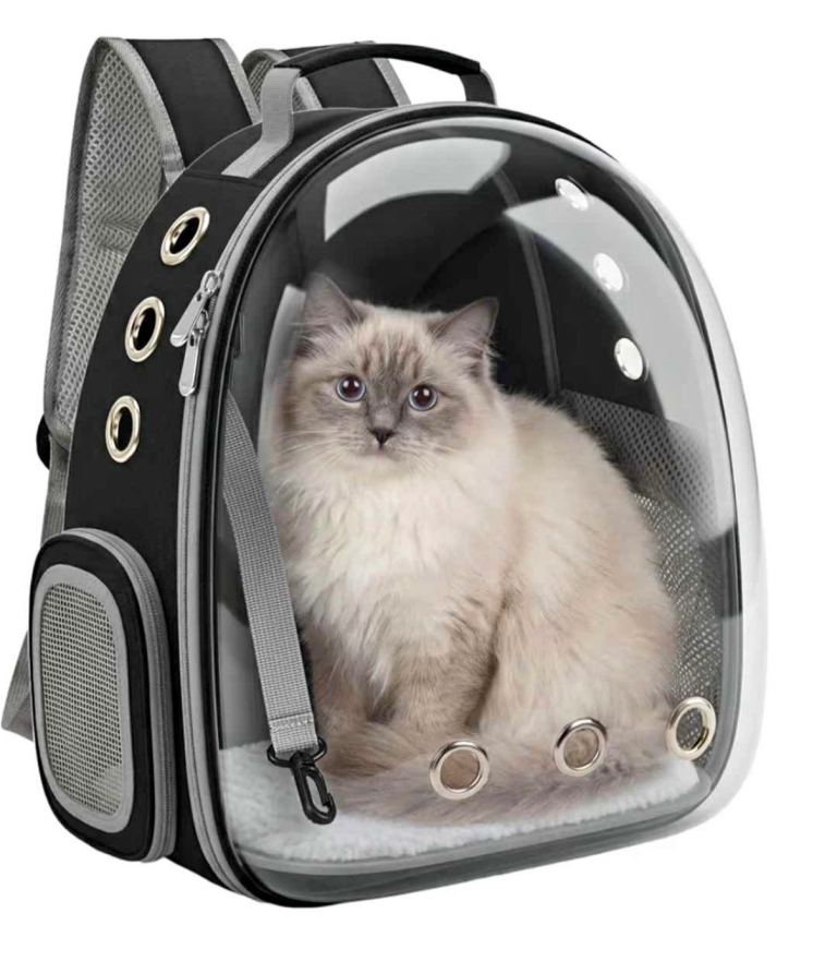 Cat and dog carrier bubble carrying backpack Airline Approved Travel Carrier