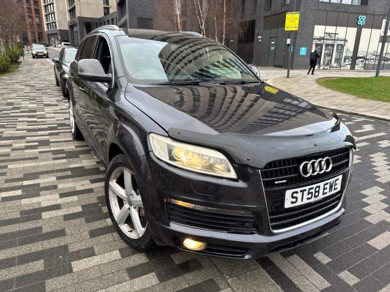 2008 AUDI Q7 3.0 TDI QUATTRO S LINE  TIPTRONIC AUTO DIESEL  7 SEATER 5dr GREY