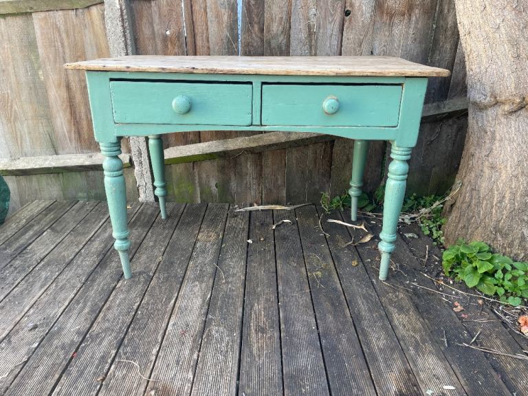 Vintage Wooden Farmhouse Table