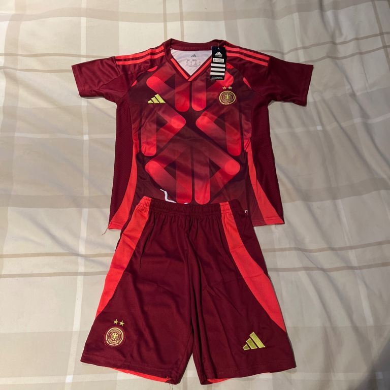 Germany red football kit for ages 8-10 years