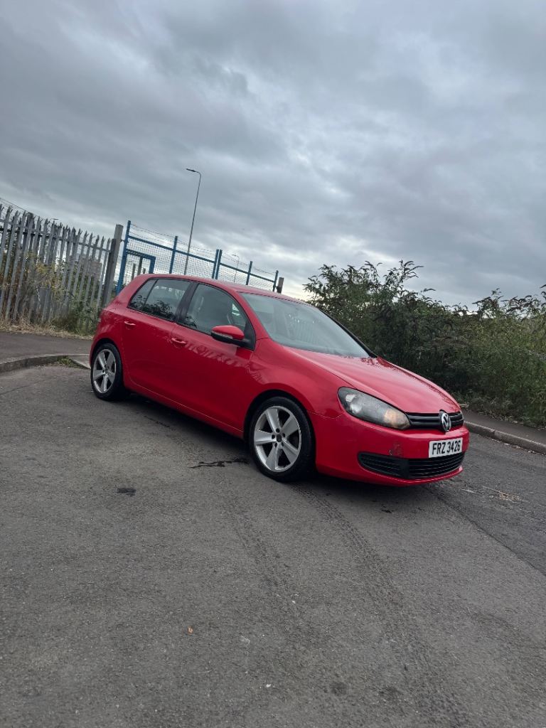 2009 red mk6 golf 1.6 tdi real good driving car