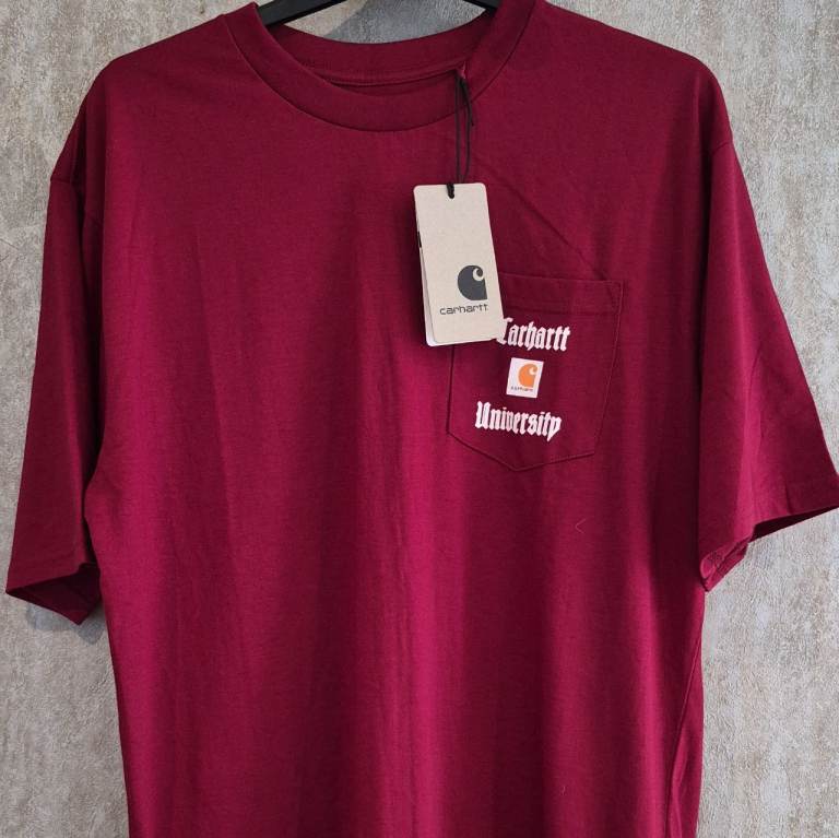 Carhartt K87 T-Shirt - Red, XL, New with Tags