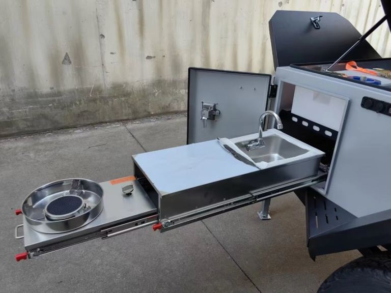 Brand new camping trailer