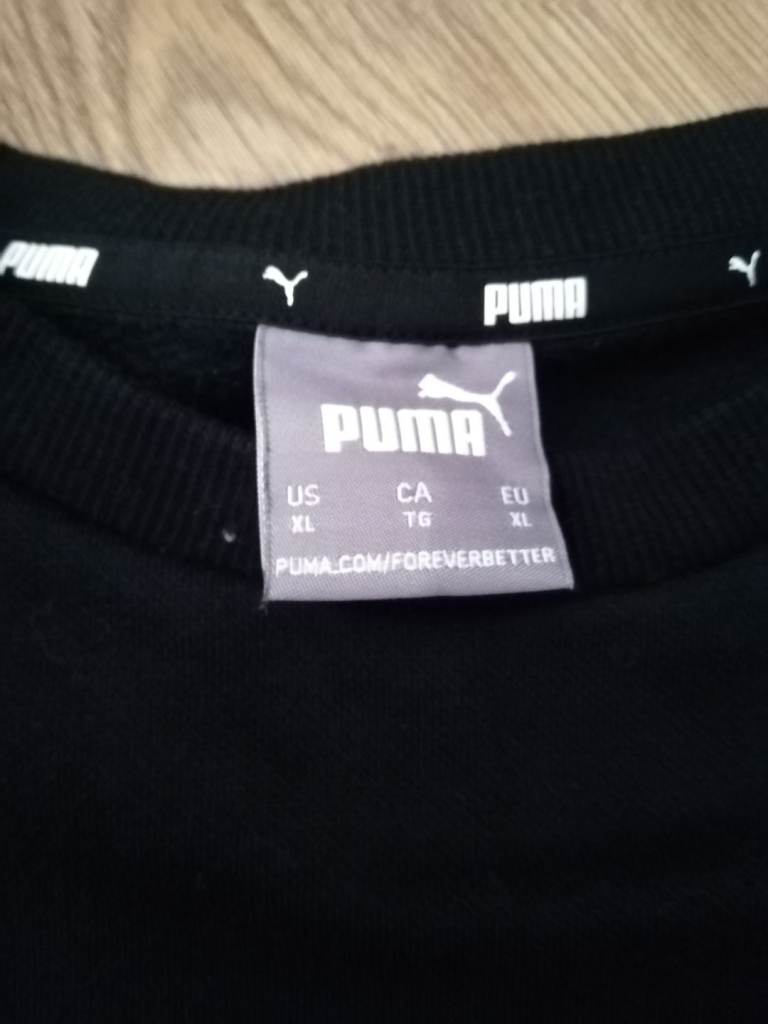 Puma sweat shirt size xl