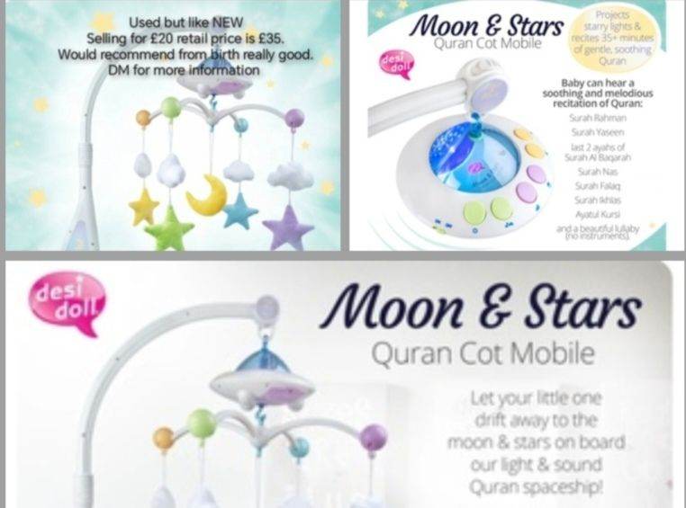 Islamic cradle with lights 