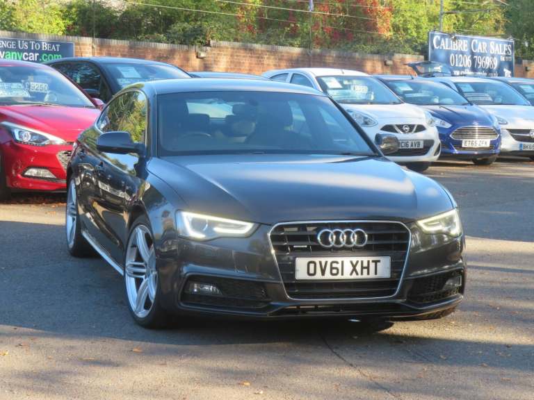 2012 Audi A5 3.0 TDI 245 Quattro S Line 5dr S Tronic Grey Auto HATCHBACK Diesel Automatic