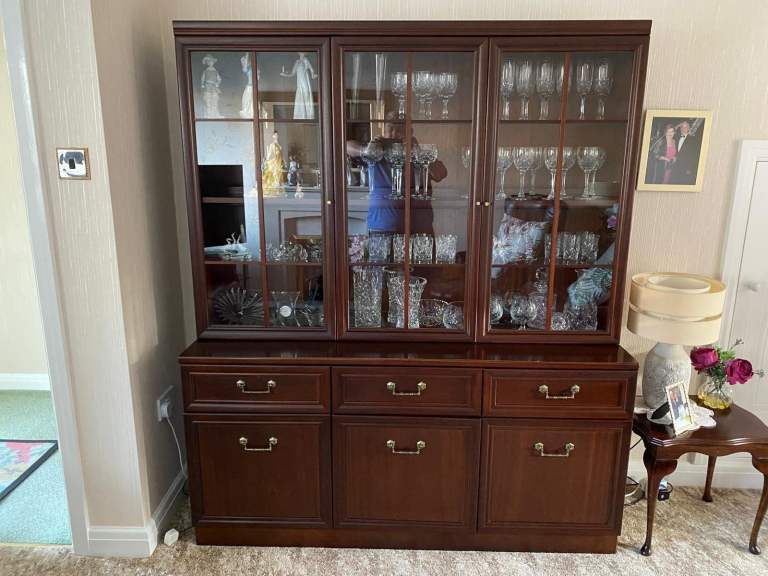 Top Quality “G.Plan” Mahogany Wall Display Unit.