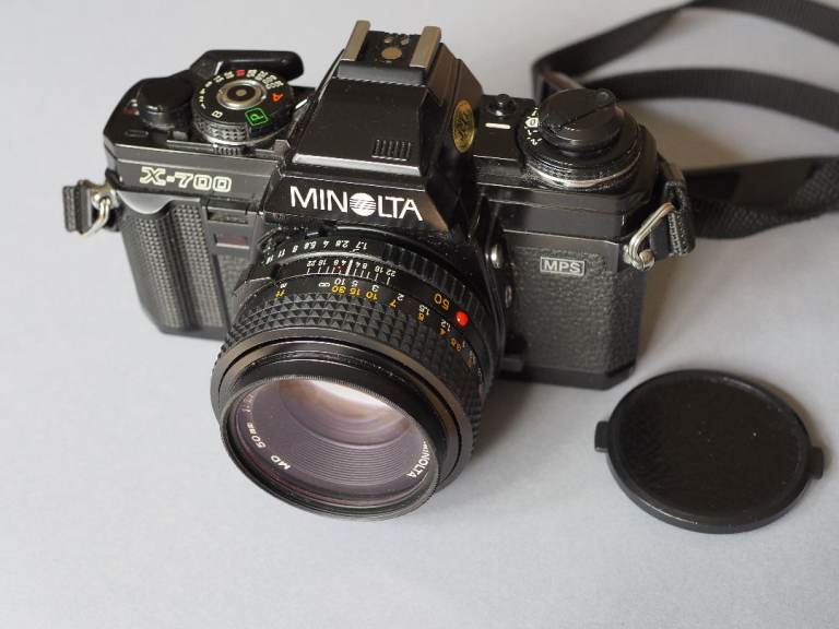 Minolta 35mm SLR camera ,accessories and lenses