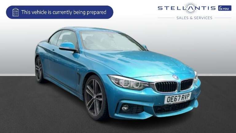 2017 BMW 4 Series 2.0 420d M Sport Convertible 2dr Diesel Auto Euro 6 (s/s) (190 ps) Convertible ...