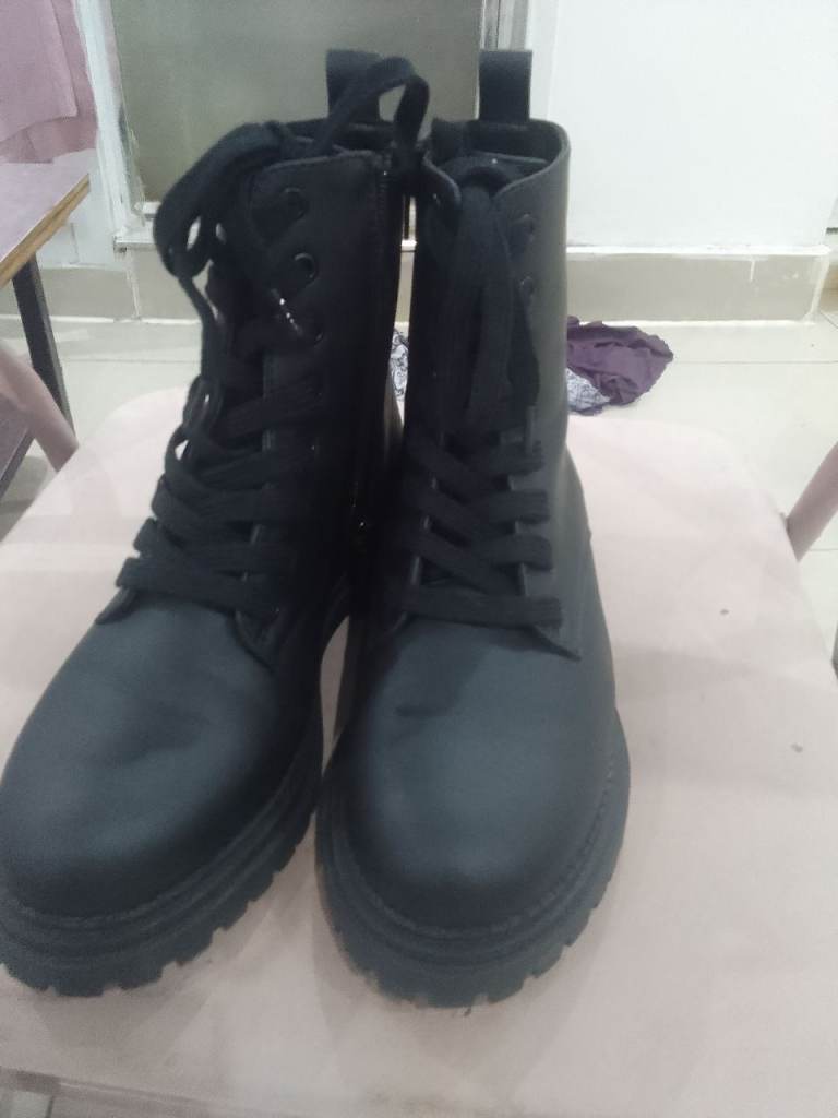 Black boot for kids 4_5