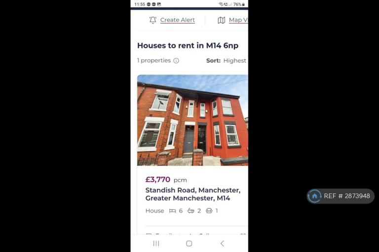 6 bedroom house in Standish Road, Manchester, M14 (6 bed) (#2873948)