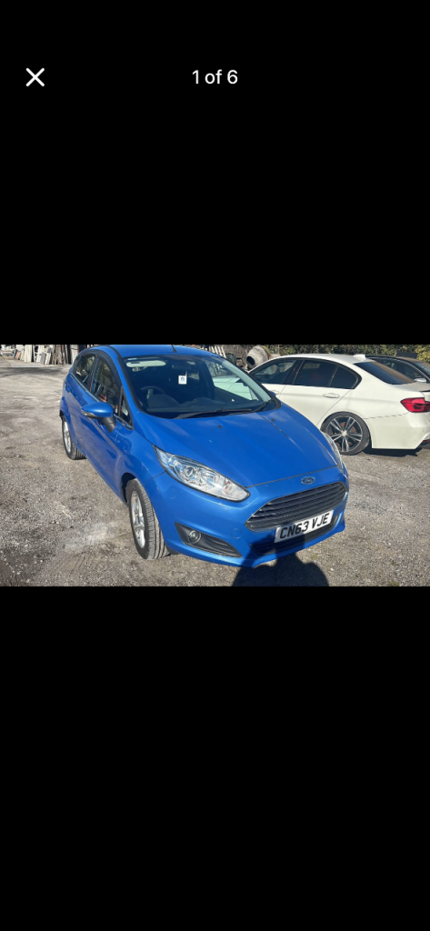 Ford, FIESTA, Hatchback, 2013, Manual, 998 (cc), 5 doors