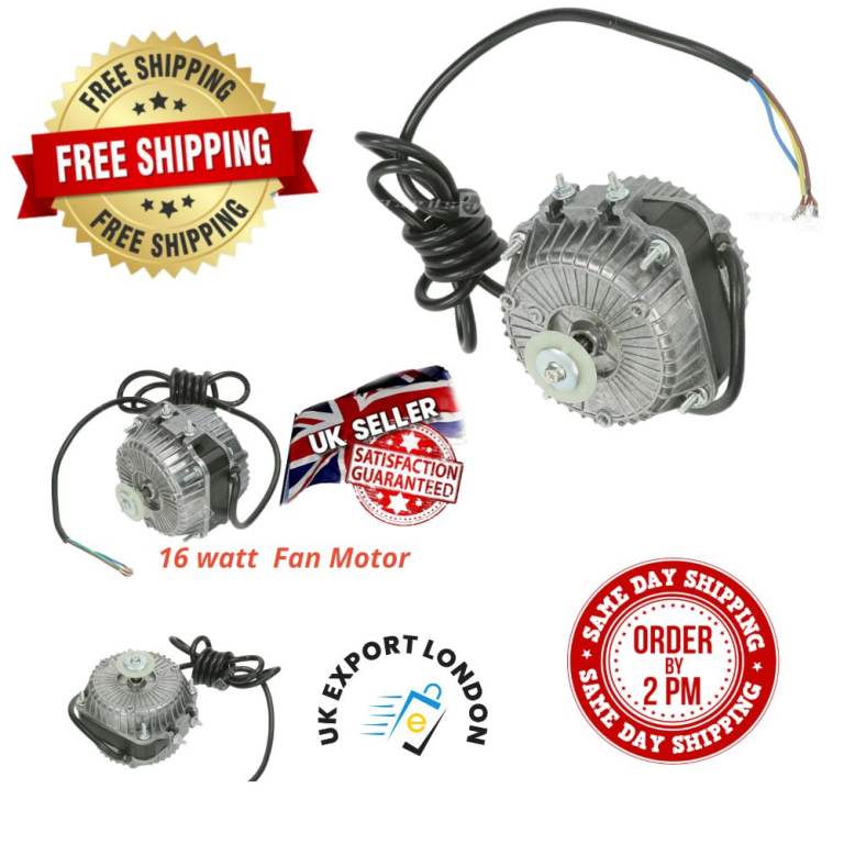 16W Fan Motor for Commercial Refrigeration - Fits Tefcold, Polar, Foster & Others