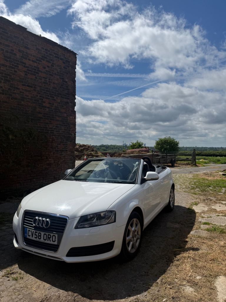Audi, A3, Convertible, 2008, Manual, 1896 (cc) 2 doors