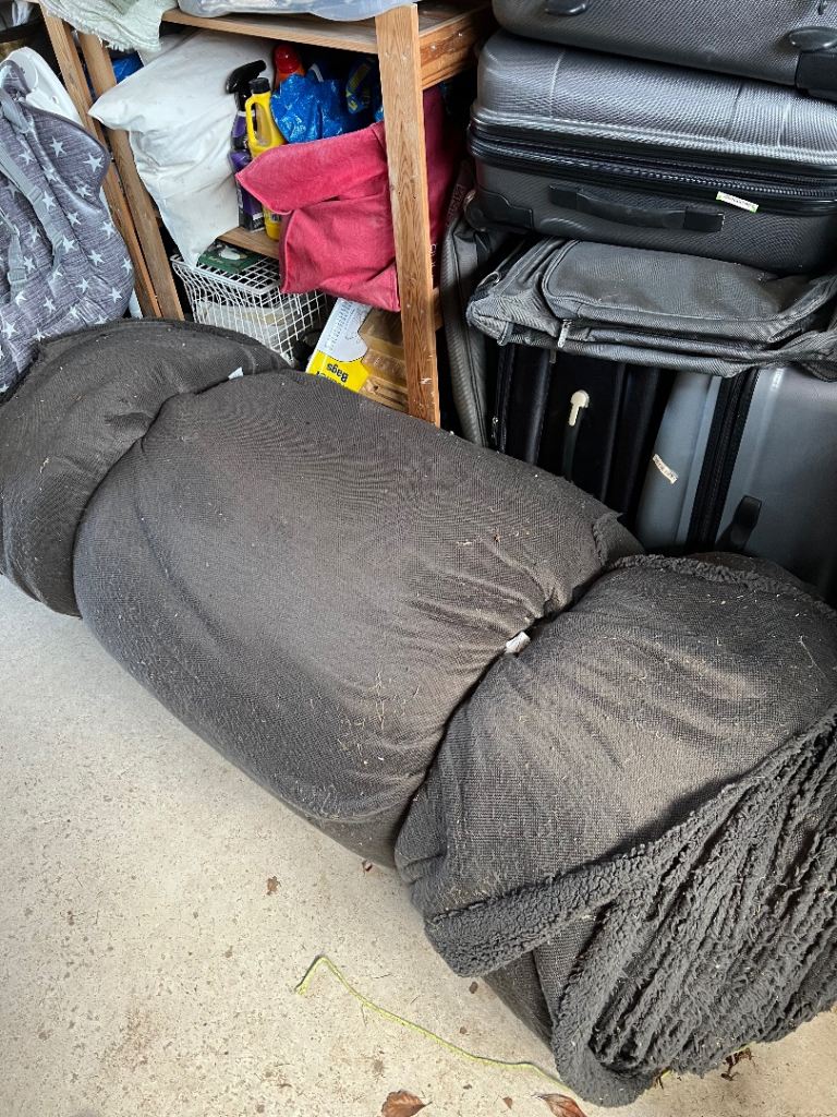 Approx 20m Roll of Grey Fleece Fabric