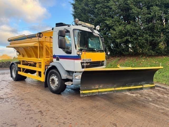 2013 63 DAF LF 55.220 ECON 6m3 gritter snow plough 60,000kms 1 owner