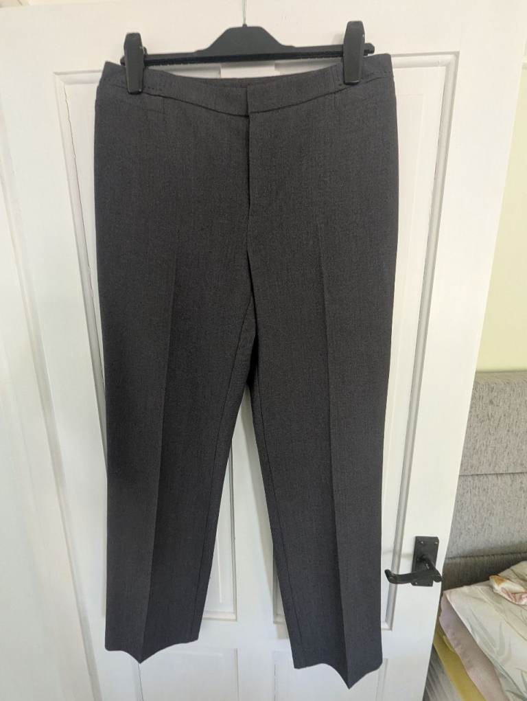 M&S Collection Women's Trousers – UK Size 12, Grey
