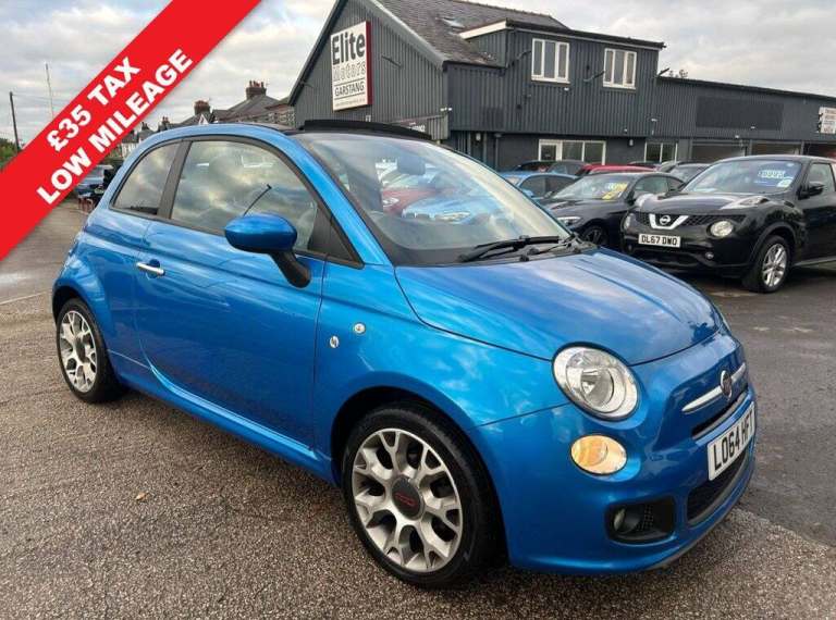 2015 Fiat 500 1.2 S 2dr CONVERTIBLE PETROL Manual