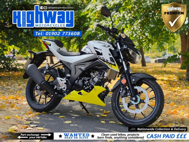 2021 Suzuki GSXS 125 (313 Miles) with Warranty & 12 Months MOT