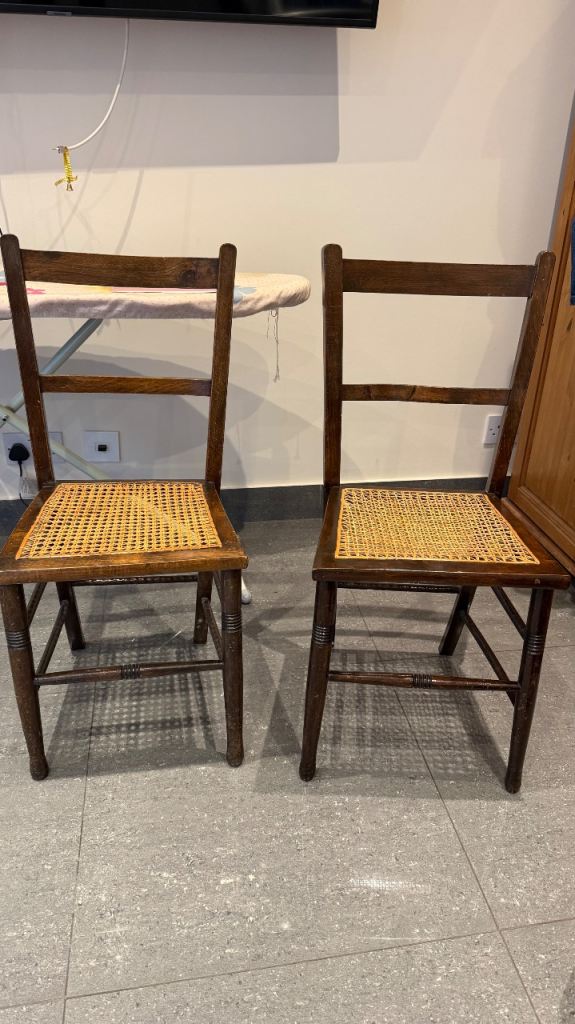 Vintage wooden chairs