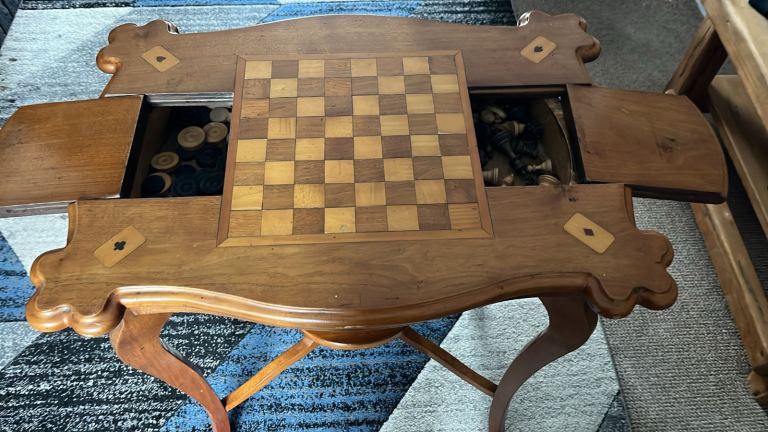Vintage chess table