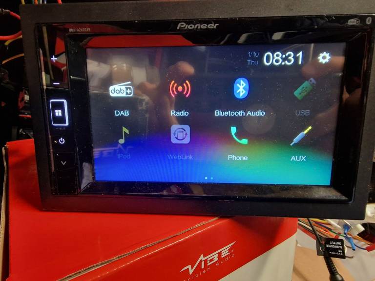 PIONEER DMH 240DAB DOUBLE DIN STEREO